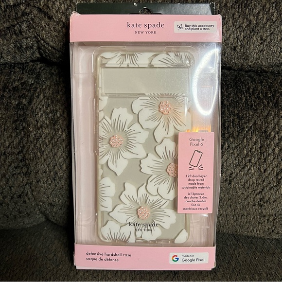 kate spade Other - New Kate Spade Floral Google Pixel 6 Hard Shell Phone Case